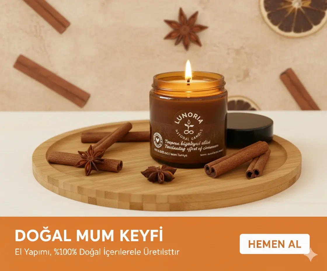 Doğal Kokulu Klasik Mumlar